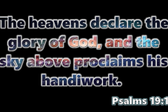 theheavensproclaim